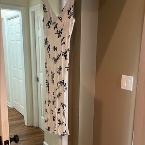 Paper heart linen dress